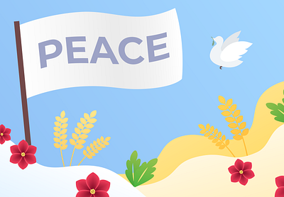 Banner for peace art artwork design graphic design illustration notowar ukraine vector