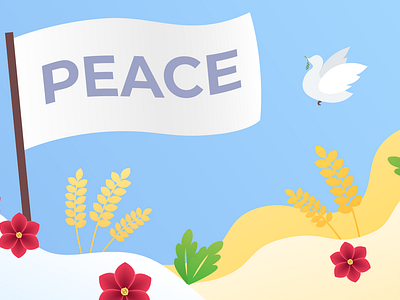 Banner for peace