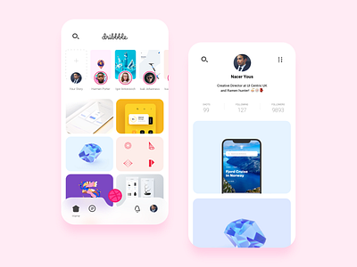 Dribbble Redesign concept designer dribbble feed gallery profile redesign social network