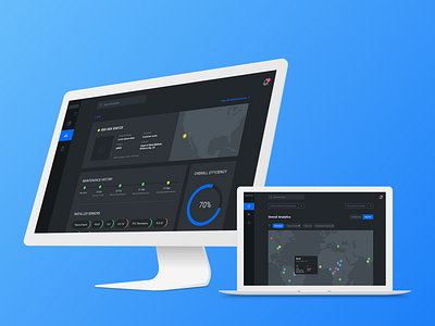 Maintenance Dashboard dashboard design location machinery sketch ui ux visual design web