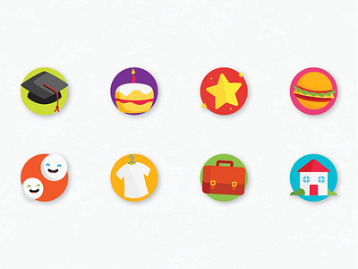 Taskalendar Icons app birthday burger design house icon icons illustration star work