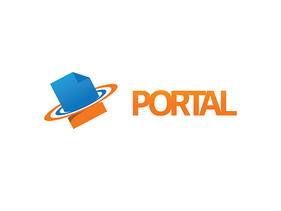 Portal Logo app brand concept logo software web