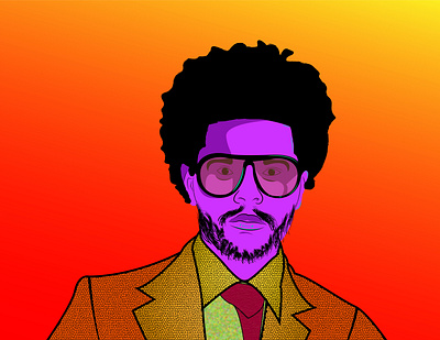 The Weeknd design graphic design illustration portrait vector