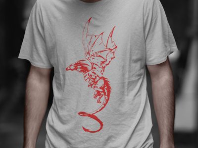 Dragon T-shirt adobe illustrator design dragon graphic design illustration vector