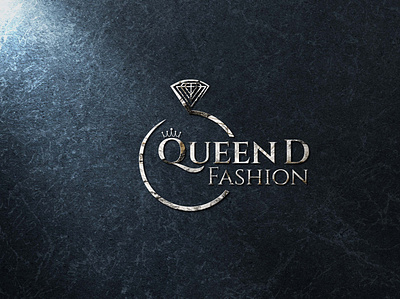 Gueen D Fashion logo branding graphic design logo typography