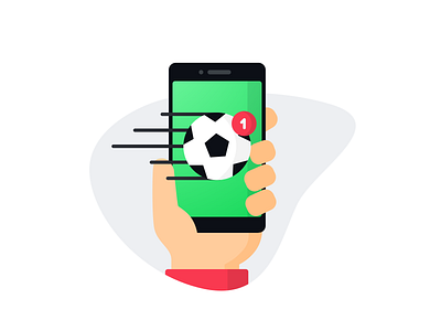 Football App Illustration app clean cosmicode creative design digital football graphics icon illustration layout mobile product sketch sport app sports studio ui ux vector