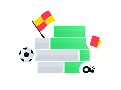Illustrations - Stats for Sports App app branding cosmicode creative design digital drawing football graphics icon illustration layout product sketch soccer sports studio ui ux vector