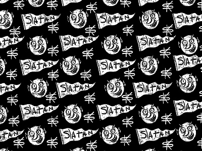 Satan Kiddo - Pattern clothing fuck high kiddo pattern satan shorts