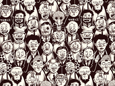 Crowd #2 character crowd design illustration pattern