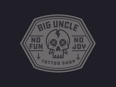 Big Uncle Tattoo Shop badge big shop tattoo uncle