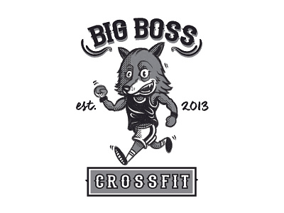 Big Boss Crossfit big boss crossfit design logo mascot