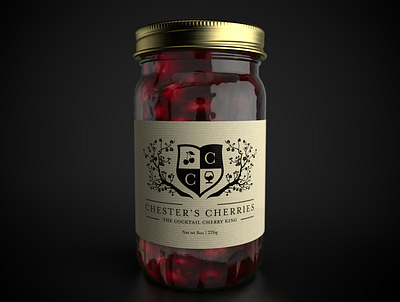 Cherry Company Brand and Visualization 3d 3d modeling branding c4d identity rendering