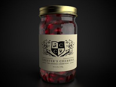 Cherry Company Brand and Visualization 3d 3d modeling branding c4d identity rendering