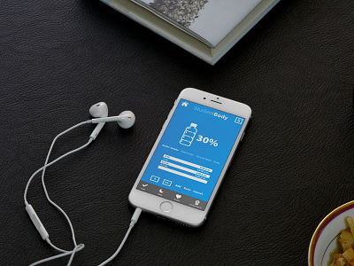 Student Body UI app design application flat flat design health app task tracking fitness ui user interface
