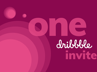 Dribbble Invite - March dribbble dribbble invite dribbble invite giveaway pink