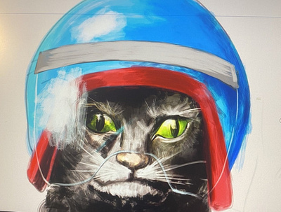 Space Cat character design illustraion vector art