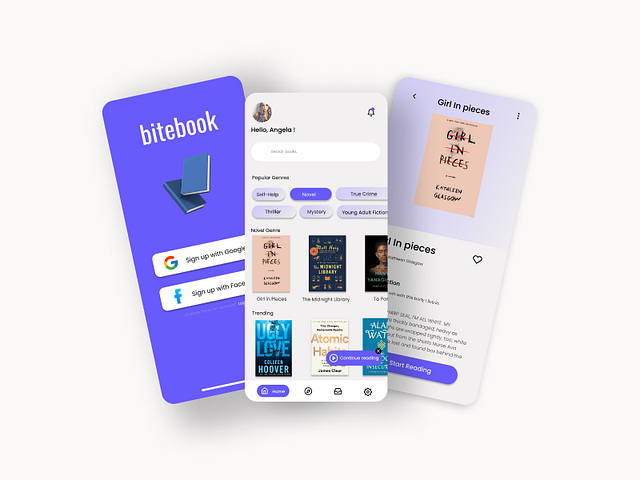 Browse thousands of Book UI Design images for design inspiration | Dribbble