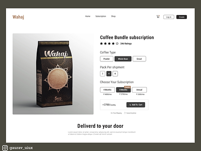 E Commerce branding coffee creative design e commerce figma logo online shoppping ui ui design ux