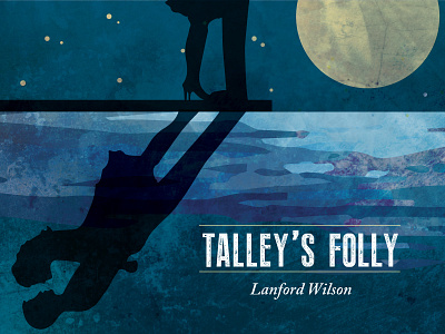 Talley's Folly dock moon on water moonlight play art reflection repertory theatre romance silhouettes starry starry night talleys folly theatre
