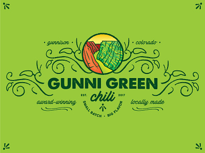 Gunni Green Chili black canyon chile chili colorado eat local green chile green chili gunnison gunnison river locavore painted wall