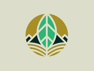 SDSG Icon branding circle colorado icon law leaf logo mountains sustainability sustainable
