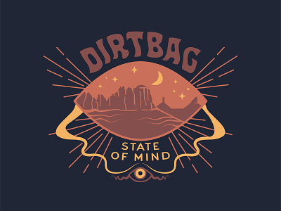 Dirtbag State of Mind bridger jacks climber desert eye groovy illuminati indian creek psychedelic rock rock climbing state of mind utah