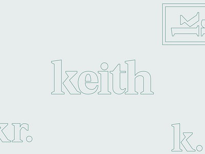 Keith Rupp Designs – Secondary Mark Exploration 02 brand identity branding design logo logotype typography