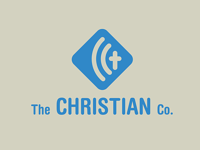 The Christian Co. logo apparel branding christ christian jesus logo sign t shirt