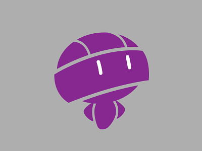 AI Robot Mascot ai assistant branding character digital illustration logo mascot purple robot tech technology