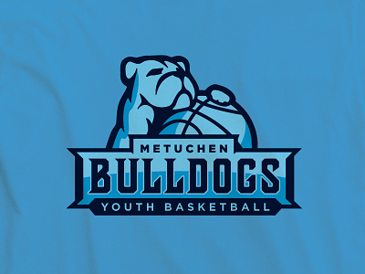Metuchen Bulldogs Logo apparel basketball branding bulldog mascot sports team