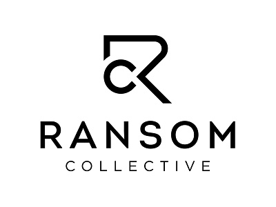 Ransom Collective Black Logo branding icon logo