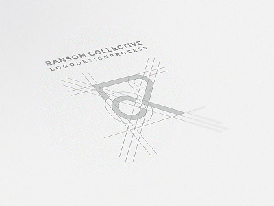 Ransom Collective Logo Process branding icon logo