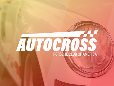 Autocross Branding autocross branding cars design driving logo motorsports porsche porsche club of america race racing