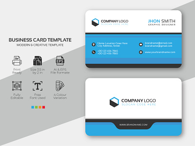 Corporate Business Card Design brand branding business card design corporate corporate business card corporate design design visiting card