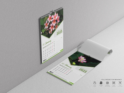 12 Page Wall Calendar Design 2023 31st night calendar design desk calendar holiday new year wall calendar