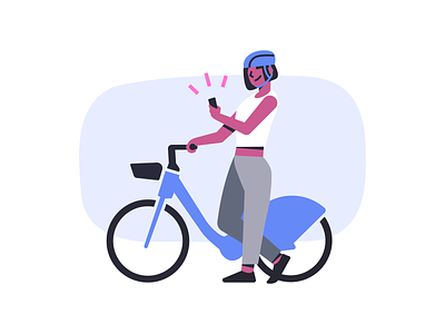 Lyft Bikes athlete bike branding illustration illustrator lyft vector