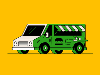 Food Truck branding design food foodtruck illustration illustrator truck vector