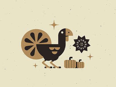 Gobblefest 2019 branding grain holiday illustration pumpkin texture thanksgiving turkey typography
