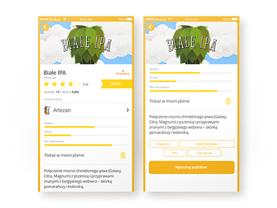 Wfp Beer Details are tags important beer ios ui ux