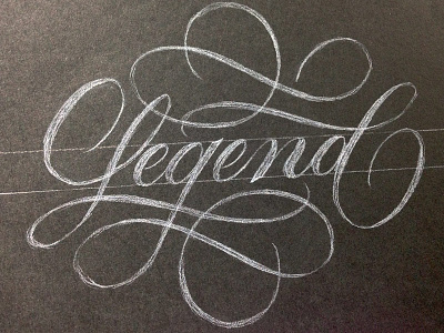 Legend Script anti sketch branding lettering logotype scripts sketch type typography