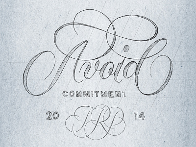 To Resolve Project 2014 lettering new years resolutions scripts sketches to resolve type typography