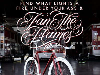 State Bicycle Co. | Motivation Monday cardinal fixed gear lettering scripts state bicycle co type typography vector