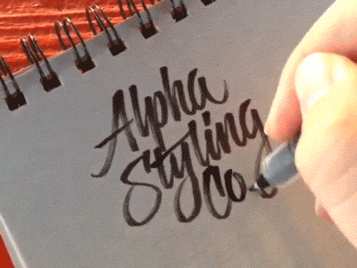 ASCo Brush Sketch alpha asco brushpen hyperlapse instagram lettering scripts type typography