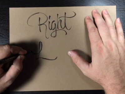 #leftyrighty brushpen instagram leftyrighty lettering scripts type typography