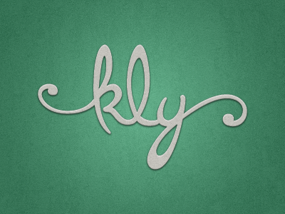 K.L.Y. Vector Logo illustration initials logo texture typography vector