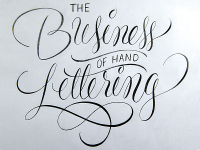 The Business of Handlettering Workshop