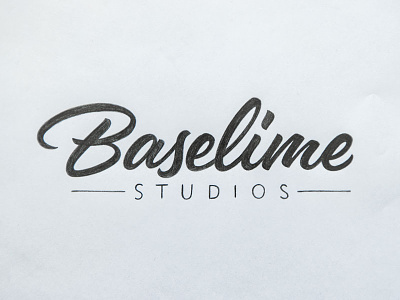 Logotype Sketch 2016 baselime brushscript lettering logotype script sketch update