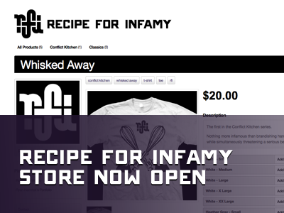 RFI Store Now Open clothing line recipe for infamy rfi store t shirts