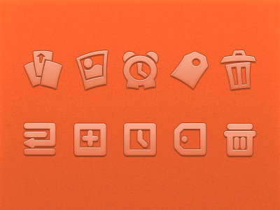 Two Ways apps buttons dribbble bg icons idiot interface options orange ui