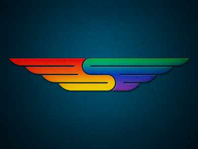 Super Wings branding color logo logomark mark super superhero studios wings